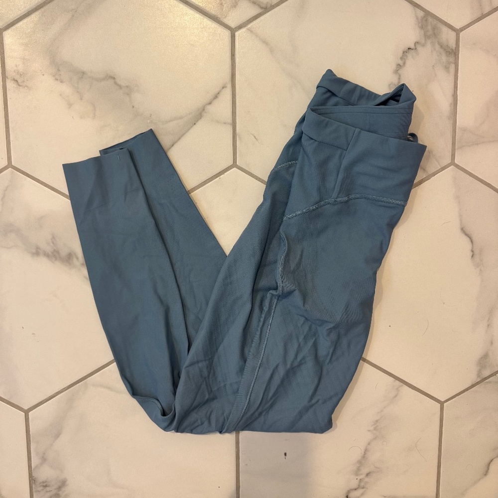 Lululemon SenseKnit High-Rise Running Tight 28" Utility Blue Size 6